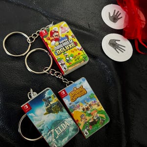 Miniature Switch Game Keychains & Magnets - Etsy