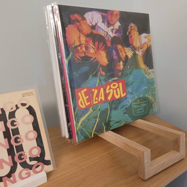 Unique Vinyl Rack, Wood Vinyl Records Storage, Modern Design ...