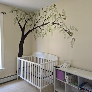 Vinyl Wall Art Decal Sticker Blowing Leaves Tree LARGE Scheme B - Etsy