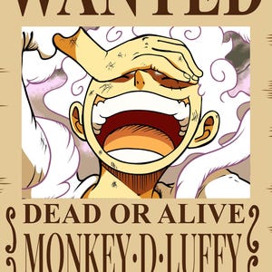 ワンピース | 指名手配ポスター | Tシャツプリント | カッププリント