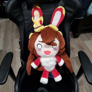 genshin impact amber baron bunny plush