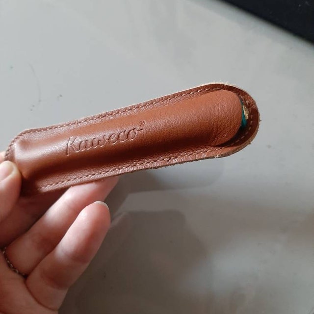 Kaweco レザーケース、ブラウン、Kaweco ペンホルダー、ギフト - Etsy 日本