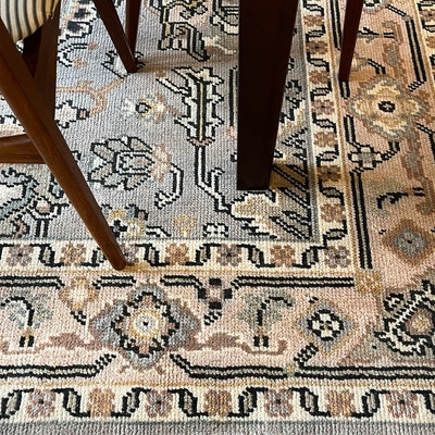Elegant Contemporary Oushak Rug Soft Rust Accent 4x6, 5x8, 6x9, 8x10 ...