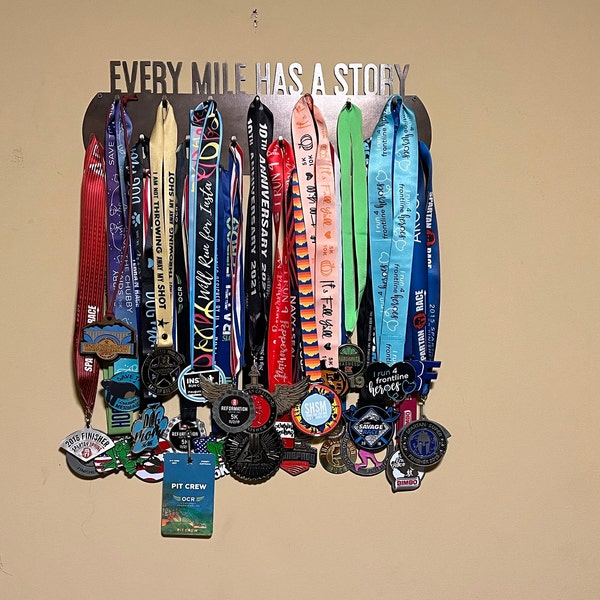 Christmas Deadline 12/12 Ribbon and Medal Holder for Marathon, Half ...