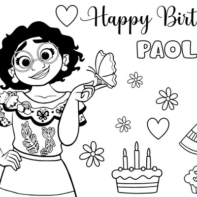 Encanto Family Tree Coloring Page PDF Format for Printing - Etsy