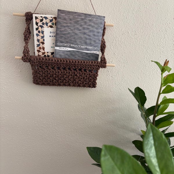 Boho Book Nook Crochet Pattern, Crochet Wall Hanging Pattern, Crochet ...