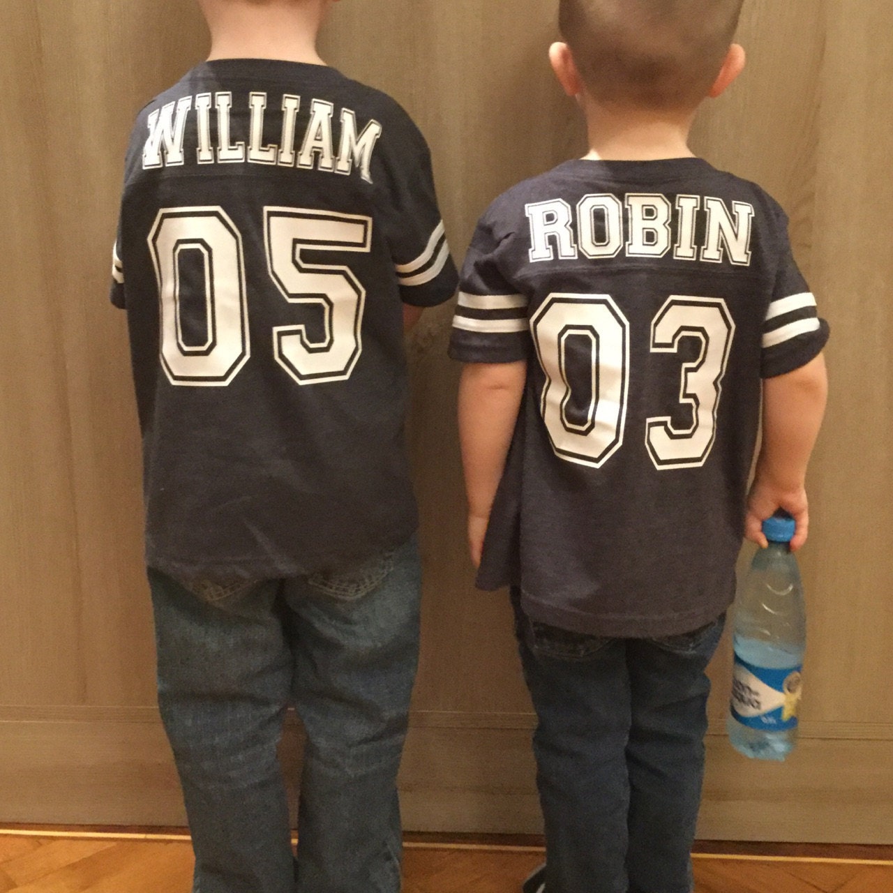 5th Birthday Football Shirt | Five Year Old Birthday Jersey Tee | Touchdown Sports Theme Party Outfit | Football Boy T-Shirt