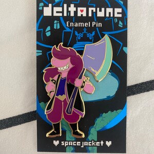 Deltarune Enamel Pins W/ Free Sticker - Etsy