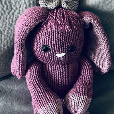 Lop Eared Bunny Circular Knitting Machine Pdf Pattern Sentro Addi ...