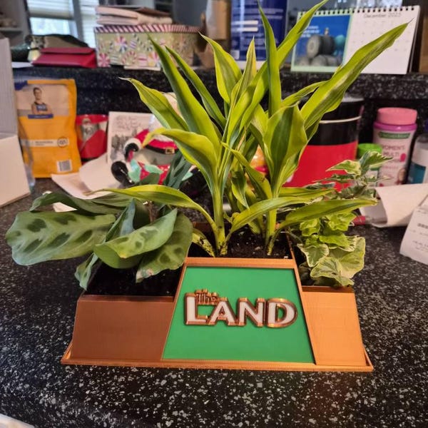 EPCOT the Land Pavilion Inspired Planter Disney Decor Gift Spring Gift ...
