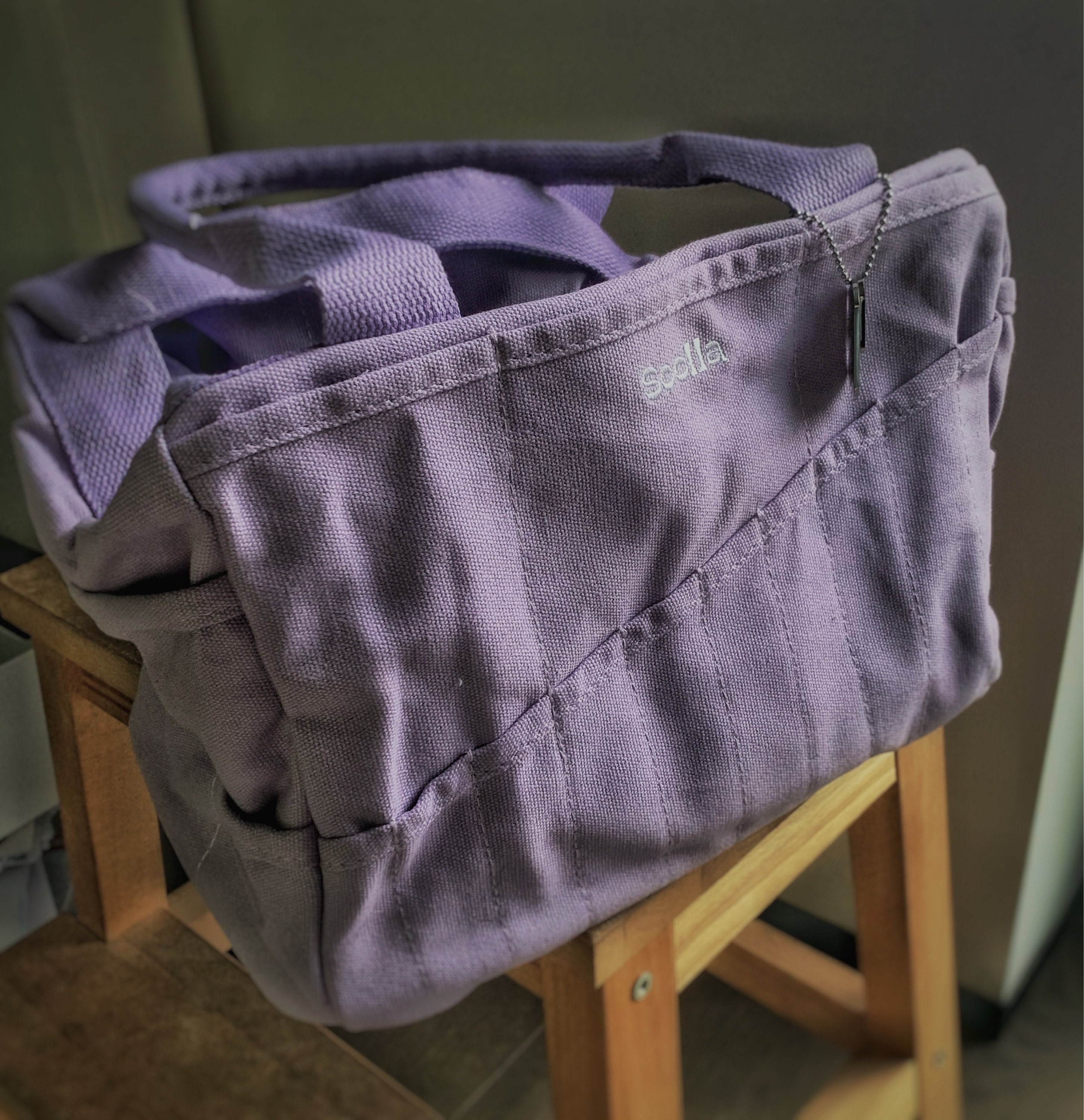 Lilac Love Soolla® Studio Artist Bag, Art Supply & Pottery Tool Bag, Art Supplies Organizer, Knitting Project Bag, Crochet Lavender, Gift