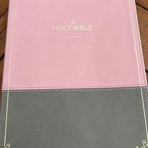 Personalized NIV Large Print Bible, Engraved Bible, Personalized Bible, Baptism Gift, Graduation Gift, Bible, laser engraved