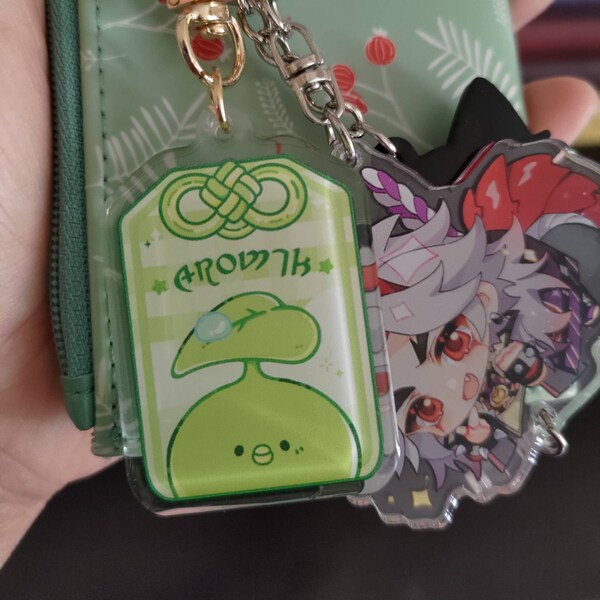Minion Omamori Epoxy Keychain Stickers | Fat Cat Shiba Chocobo ...