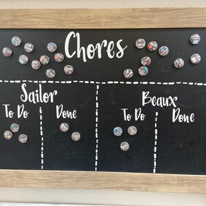 Chore Magnets Chore Chart Chores Custom Chores Kids Jobs Visual ...