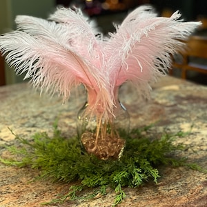 10 Pc BLUSH OSTRICH FEATHERS 12-14/14-16/16-18 Blush Feathers/pink Feather/pastel  Ostrich Feathers/blush Wedding/blush Centerpiece 