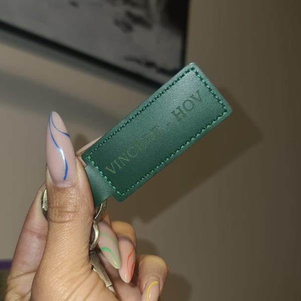 Custom Leather Key Chain, Personalised Text Leather Keyring, Ride Safe ...