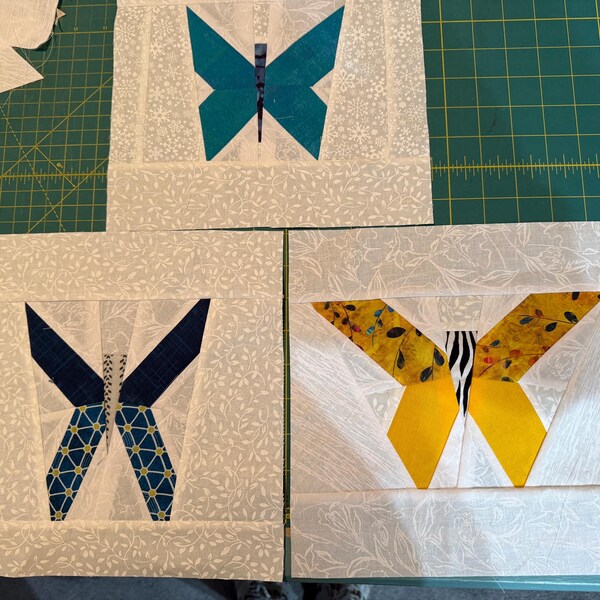 Pieced Butterfly Quilting Pattern/tutorial - Etsy
