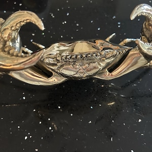 Mr Pinchy Crab - Brass Crab - Brass Crab Figure - Brass Crab Statue - Brass Crab Deco -  Boho Crab -