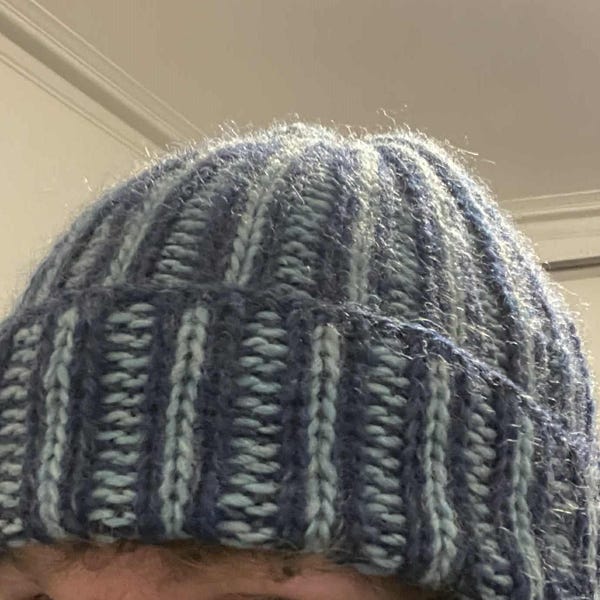 Knitting Pattern Escher Beanie Etsy