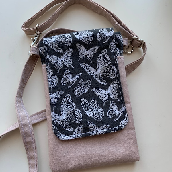 Minimax Crossbody Phone Bag Sewing Pattern: 3 Sizes, Video Tutorial ...