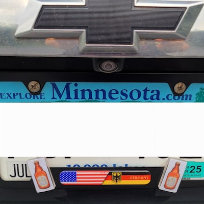 Minnesota USA State Flag Chrome Emblem Decal – Car, Bike, Laptop, Boat – 1.87" X 2.35"