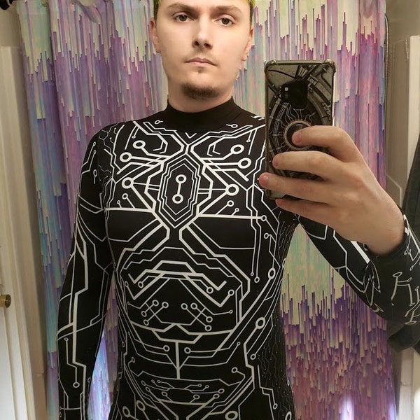 Circuit Board Halloween Costume, Sci Fi Costume, Cyberpunk Halloween ...