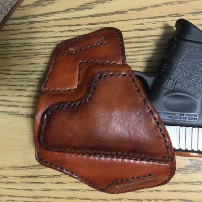 Smith Wesson Bodyguard 380 Leather Holster PATTERN Avenger Style OWB - Etsy