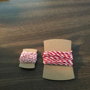 Candy Stripe Twisted Rope Red White 1/16 Inch Peppermint Red White 3 ...