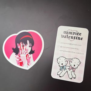 パーフェクトブルー アニメステッカー | 防水ビニールにピンクの