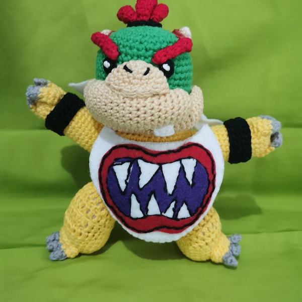 Bowser Jr Crochet Pattern ~ Amigurumi PDF ~ ENGLISH Instructions Only ...