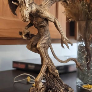 Jersey Devil Statue, Hand Painted Resin Sculpture | Cryptozoology