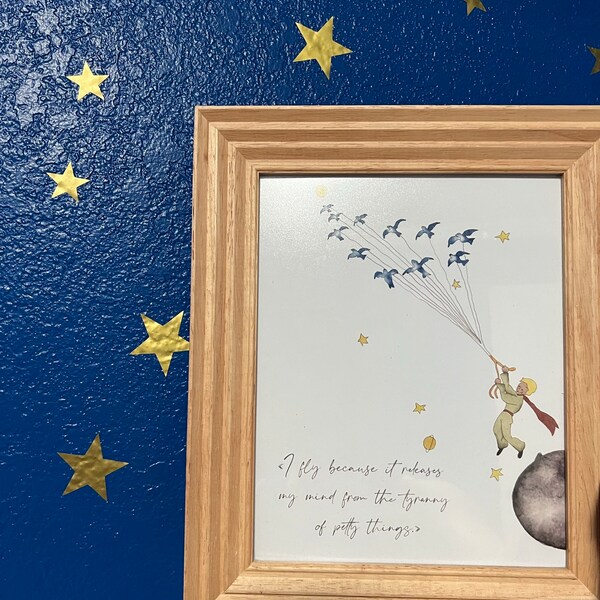 The Little Prince Print Set: Nursery Quote Wall Art (digital Download ...