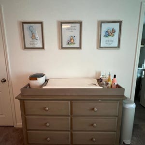 Set of 3 Classic Winnie-the-Pooh Nursery art prints, Gender Neutral Nursery, Winnie-the-Pooh inspirational quotes, new baby gift, 120