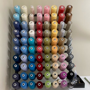 30 Spool Large Snap Thread Storage, 3 layers with handle - 703558663962