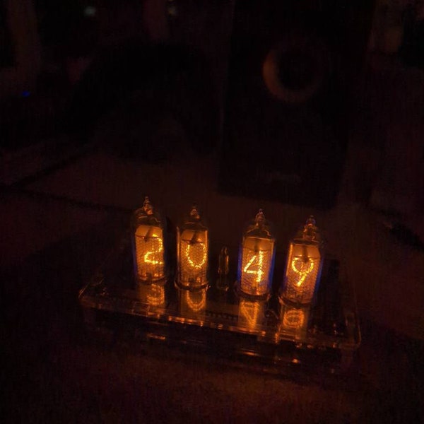 6 Anneaux Décoratifs Cuivre Pour Tubes Nixie IN-14 - DIY Horloge Vintage