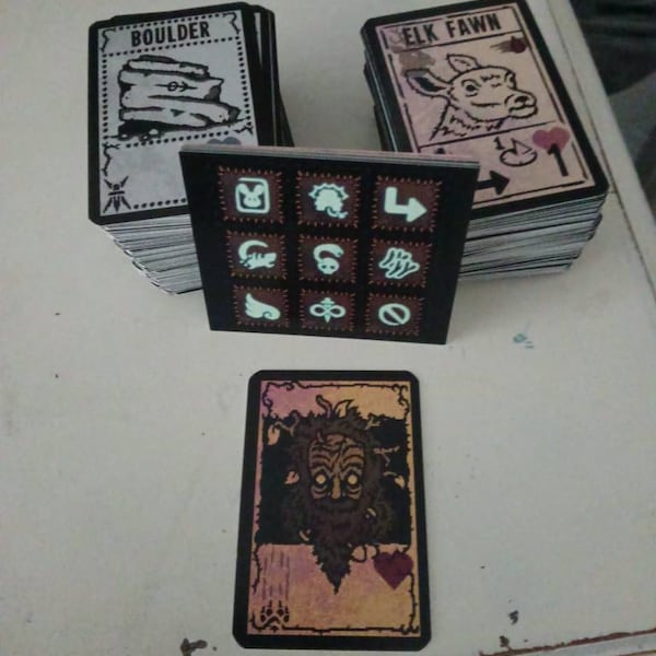 Inscryption Card Game With 229 Cards. REAL 2 Players Game W/extras - Etsy