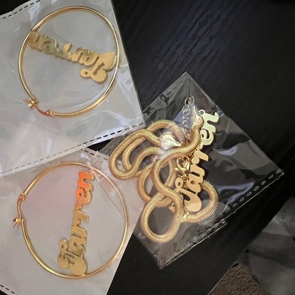 nowadaysfashion Personalize Custom Name Crown Necklace  Nameplate Pendant Necklace Made Any Name main image 1