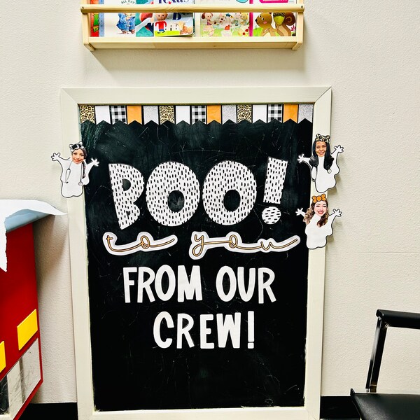 Halloween Bulletin Board Kit & Ghost Student Activity | Includes ...