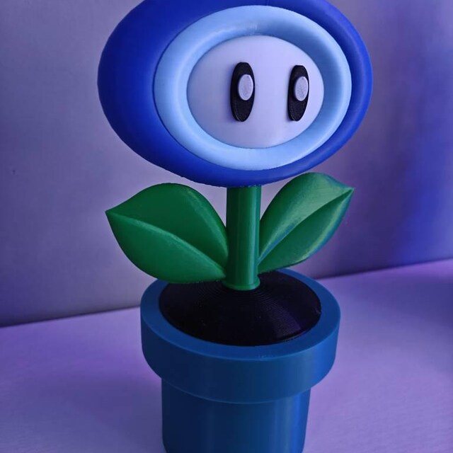 Nintendo Inspired Ice Flower With Warp Tunnel Hidden Compartment