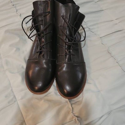 Handmade Genuine Leather Shoesankle Bootswomen Wide - Etsy