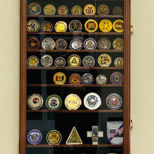 Challenge Coin Display Cases For Collectors And Military Enthusiasts