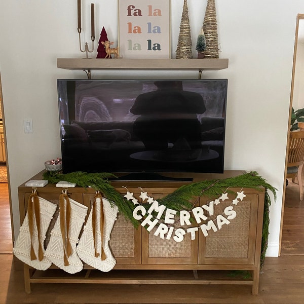 Merry Christmas Felt  Garland