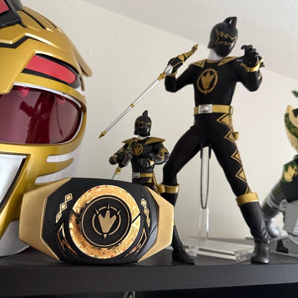 DINO THUNDER / MMPR Rangers Mash-up Custom Cosplay Power Prop Buckle ...