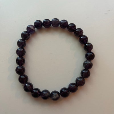 Natural AMETHYST Beads Gemstone Beads AA Grade Round 6mm, 8mm, 10mm ...