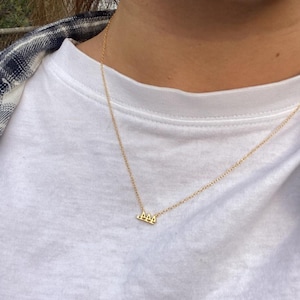 Angel Number Necklace, Angel Necklace, 444 necklace, 111 necklace, 333 necklace,777 necklace, angel numbers,Valentine's gift,number necklace