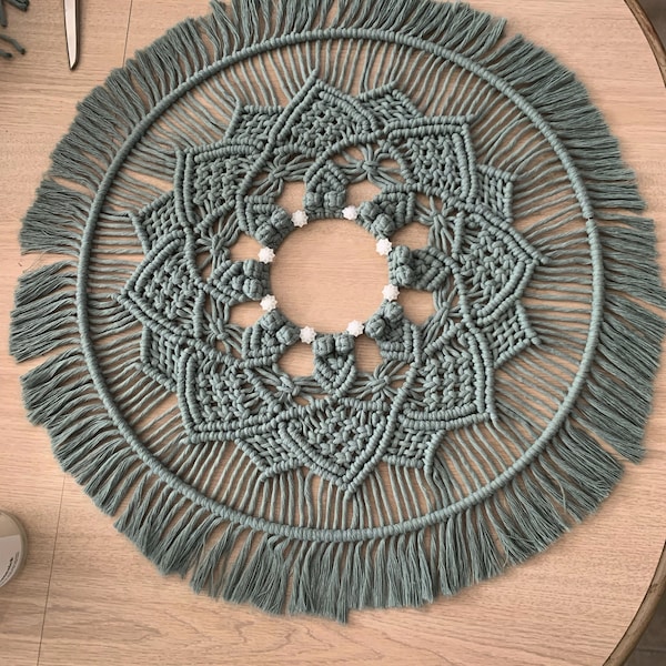 Macrame Pattern for a Mandala, PDF File, Advanced Skill Level, Digital ...