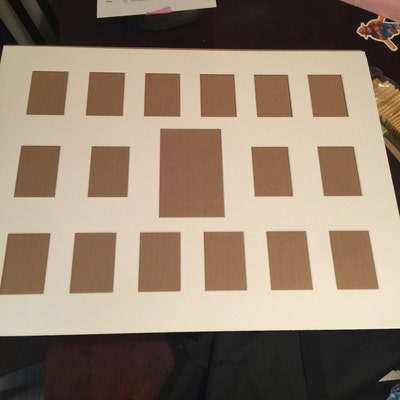 Name / Word Photo Mat Personalized Custom Cut Matting Frame Ready N100 ...