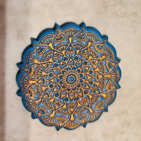 Mandala Polymer Clay Texture Sheet | Mandala Texture Mat | Polymer Clay ...
