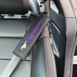 Mustang gt seat belt covers deals