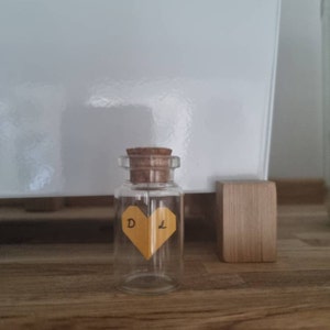 Miniature Message in a Bottle - Scroll in a Jar - Personalised Wedding ...